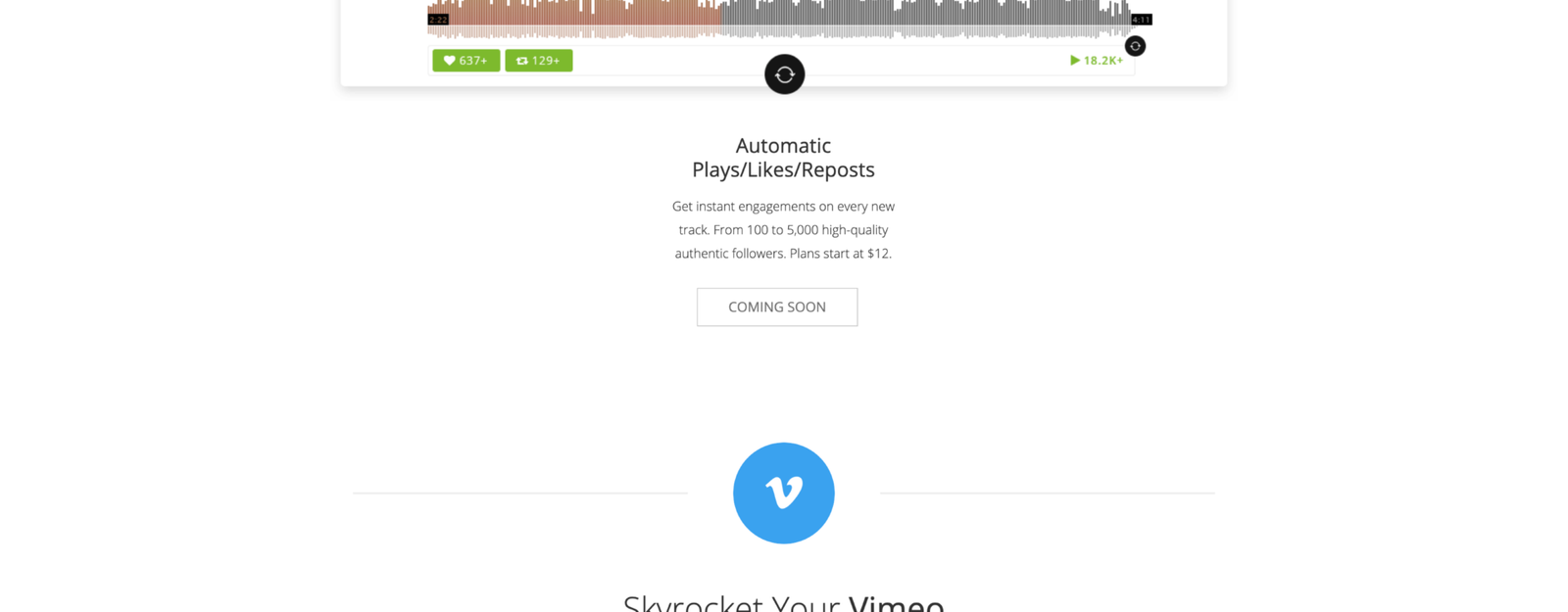Devumi Services Page UX/UI